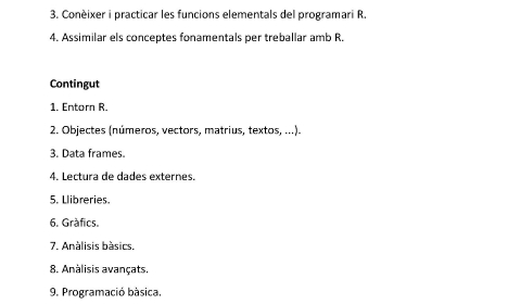 INTRODUCCIO AL PROGRAMARI R